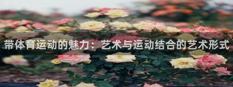 三亿体育：带体育运动的魅力：艺术与运动结合的艺术形式