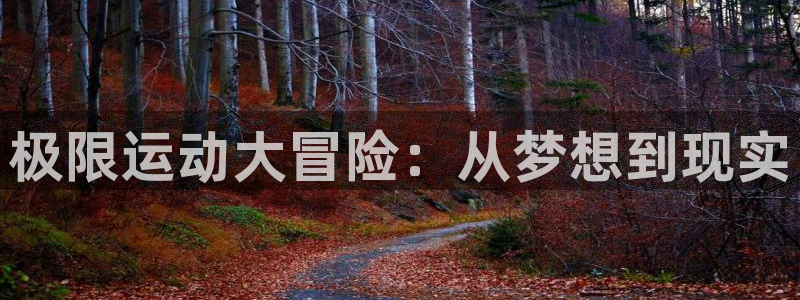 三亿体育网：极限运动大冒险：从梦想到现实